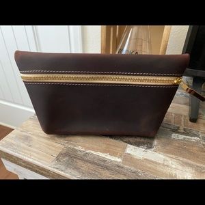 Large Makeup bag Portland leather goods